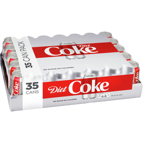 Diet Coke Diet Soda Soft Drink, Cans, 35 pk./12 fl. oz.
