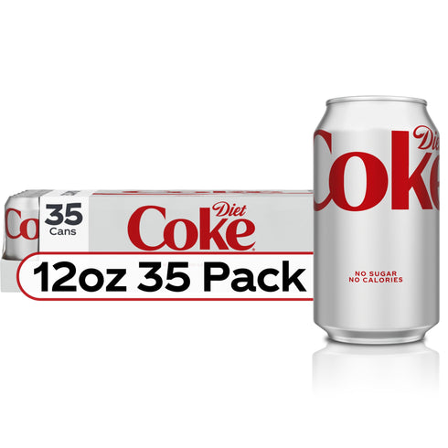 Diet Coke Diet Soda Soft Drink, Cans, 35 pk./12 fl. oz.