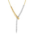 1.00 CT Diamond Pendant Necklace in 14K Two-Tone Gold