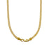 Diamond Cut Bismarck Chain Necklace in Solid 14K Gold
