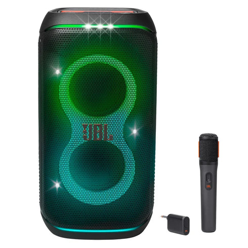 JBL PartyBox 120 Portable Party Speaker with Wireless Microphone – Powerful Bass, Bluetooth, RGB Light Show