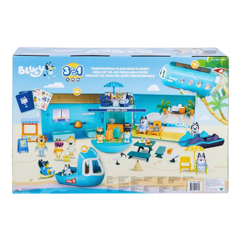 Bluey 3 in 1 Transforming Plane Mega Playset