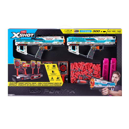 Zuru X-Shot Pro Fury-X Battle Blaster, 2-pack