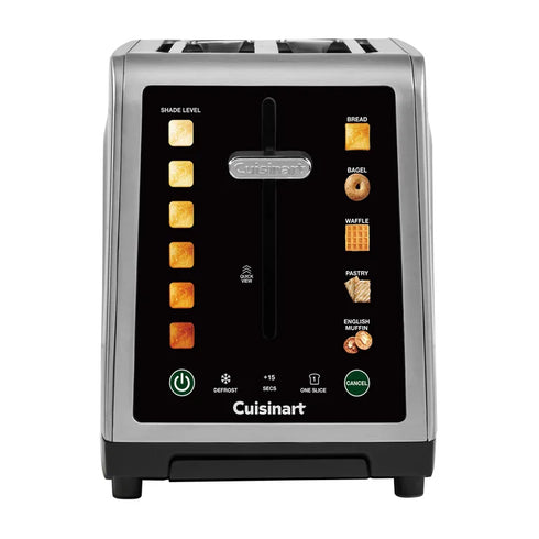 Cuisinart SimpliTouch XL 2-Slice Toaster – Color Touchscreen with Extra-Wide Slots