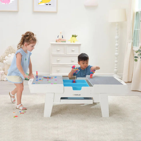 Kidkraft Building Bricks Play N Glow Activity Table