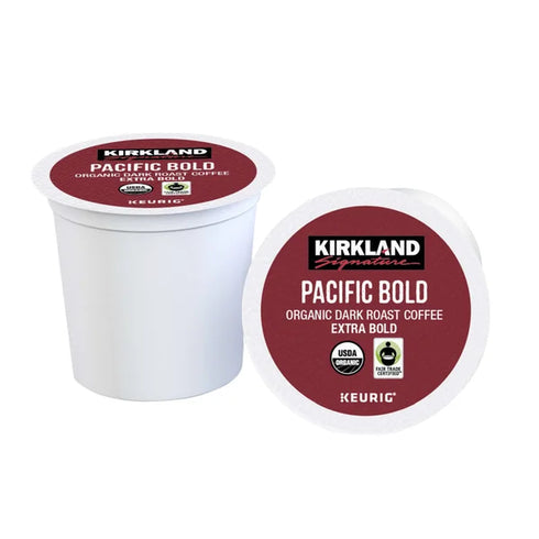 Kirkland Signature Coffee Organic Pacific Bold K-Cup Pod, 120-count