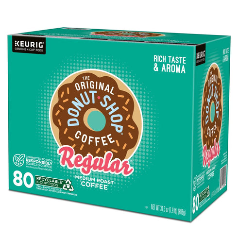 The Original Donut Shop Coffee K-Cup Pod, 80-count