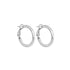 Italian Sterling Silver Hoop Earring Set | Polished Circle Earrings