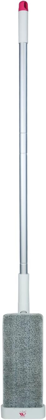 WBM Home Microfiber Mop Floor Cleaning System – Lightweight Mop with Washable Pads