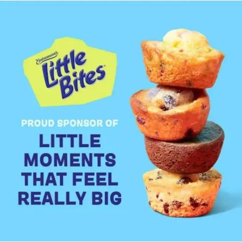 Little Bites Party Cake Muffins, 1.65 oz, 20 Pack - Soft, Moist Mini Muffins with Sweet Cake Flavor, Perfect for Snacking, Lunchboxes, or Parties