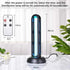 UV Light Sanitizer, UVC Disinfection Blue Lamp, 40W Remote Control Ultraviolet Ozone Sterilization Light Compact for Home Office Hotel Travel