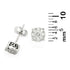 0.50 Carat Total Weight Unity Diamond Stud Earrings in 14K Gold