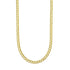 Curb Chain Necklace in Solid 14K Gold