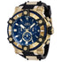Invicta Bolt Quartz Mens Watch 52mm Gold Tone Stainless Steel Blue Dial