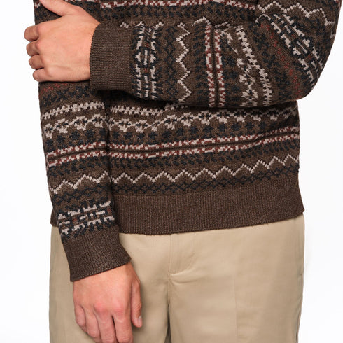 Lands' End Men's Fair Isle Sweater