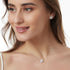 1.20 CT Cushion Diamond Pendant & Earring Set in 14K Gold