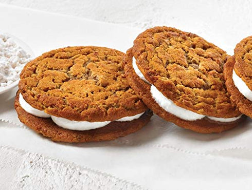 Little Debbie Oatmeal Creme Pies, 1.3 oz, 48 Pack – Soft Oatmeal Cookies with Sweet Creme Filling – Classic Treat for Lunches, Snacks, Parties, or Anytime Enjoyment