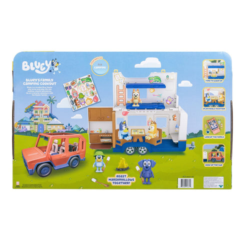 Bluey's Family Camping Cookout Playset