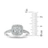 0.50 Carat Total Weight Halo Diamond Ring in 14K Gold
