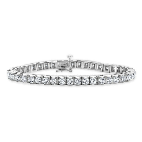 4.96 Carat Total Weight Diamond Tennis Bracelet in 14K Gold