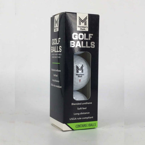 Member’s Mark 3-Piece Golf Balls – 24-Pack Performance Balls with Soft Feel, Distance & Control
