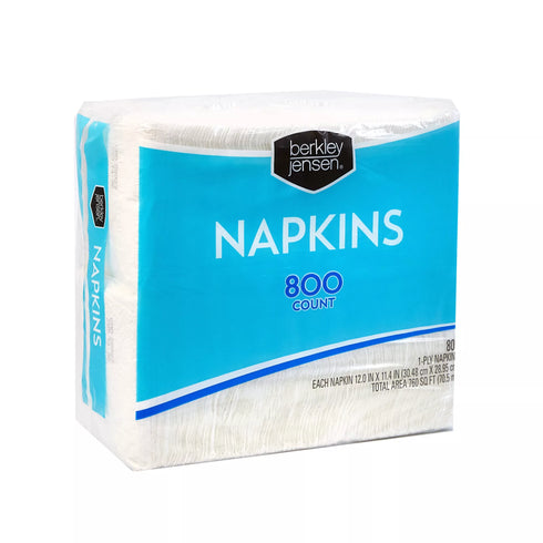 Berkley Jensen Paper Napkins, 800 ct.