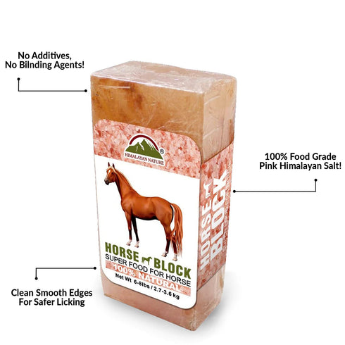 Horse Licking Salt - 5 lbs | HIMALAYAN NATURE