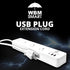 WBM Smart USB Plug Extension Cord, 3 AC, 2 USB Sockets & C-Type