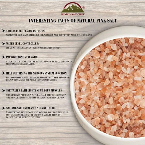 Himalayan Chef Pink Himalayan Salt, Coarse Grain - 2 lbs Bag