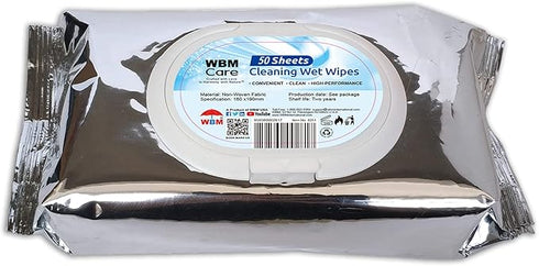 WBM Care - Cleaning Wet Wipes | 50 Sheets