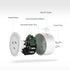 Smart Plug - Mini Wi-Fi Outlet, Works with Alexa & Google Home, Remote Control & Timer