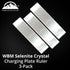 Selenite Charging Plate Ruler 6-8 inch - 3 Pcs | HIMALAYAN GLOW