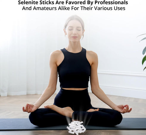 Selenite Crystal Sticks 2 lbs | HIMALAYAN GLOW