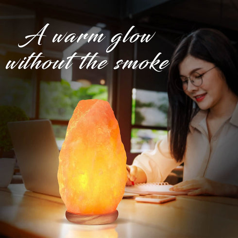Himalayan Crystal Salt Lamp 5-7 Lbs | HIMALAYAN GLOW