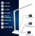 WBM SMART LED Table Lamp, Foldable Desk Lamp with Wireless Charger & USB Port