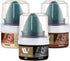 WBM Shoe Cream with Sponge, Protects & Shines Leather, 3 Color Kit Black Brown Neutral