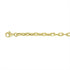 Paperclip & Cable Chain Bracelet with Padlock Charm in 14K Gold