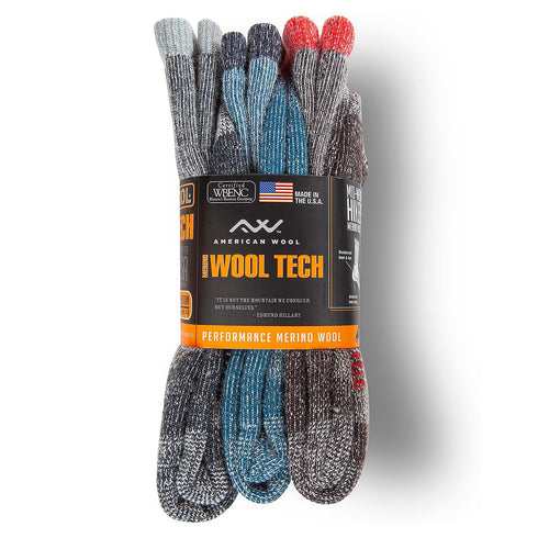 Omniwool 3-Pack Wool Tech Hiking Sock