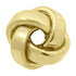 Love Knot Stud Earrings in Solid 14K Gold