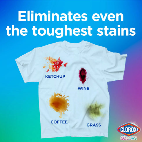 Clorox 2 for Colors Stain Remover and Laundry Additive - Free & Clear, 90 loads/112.75 oz.
