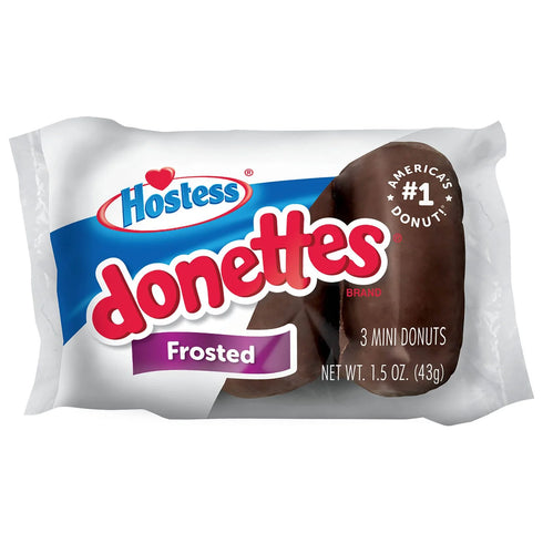 Hostess Donettes Variety Pack Donuts, Snack Size, 1.5 oz - 32 pack