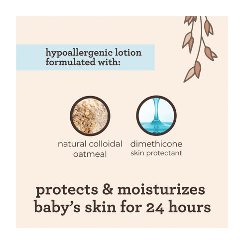 Aveeno Baby Daily Moisture Lotion, For Delicate Skin, Fragrance Free, 2 pk./18 fl. oz