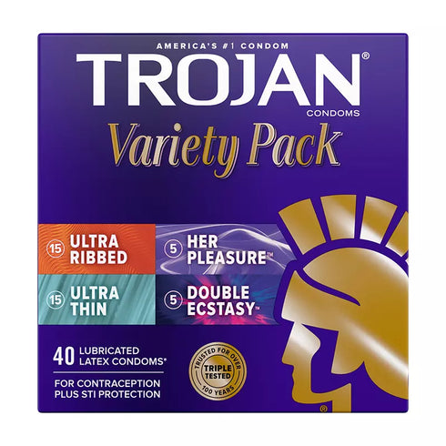 Trojan Variety Pack, 40 ct