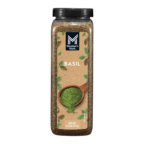 Member's Mark Dried Basil Leaf, 6.25 oz