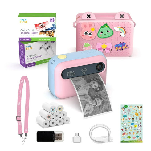 myFirst Camera Insta 20 – Kids Instant Digital Camera with Selfie Lens & Filters