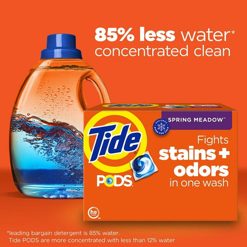 Tide PODS Laundry Detergent Pacs, Spring Meadow, 156 ct