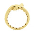 Love Knot Ring in Solid 14K Yellow Gold