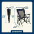 GCI Outdoor RoadTrip Rocker XL Portable Folding Camp Chair