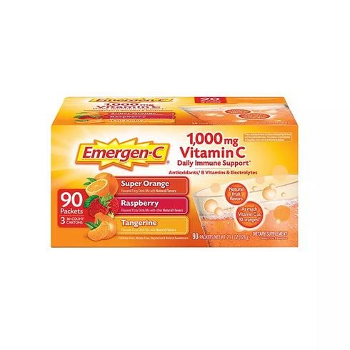 Emergen-C 1,000mg Vitamin C Dietary Supplement, 90 ct