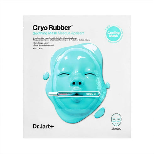 Dr. Jart+ Cryo Rubber Mask with Soothing Allantoin, 1.4 oz Each, 2-Pack – Cooling Face Mask for Calm, Hydrated Skin